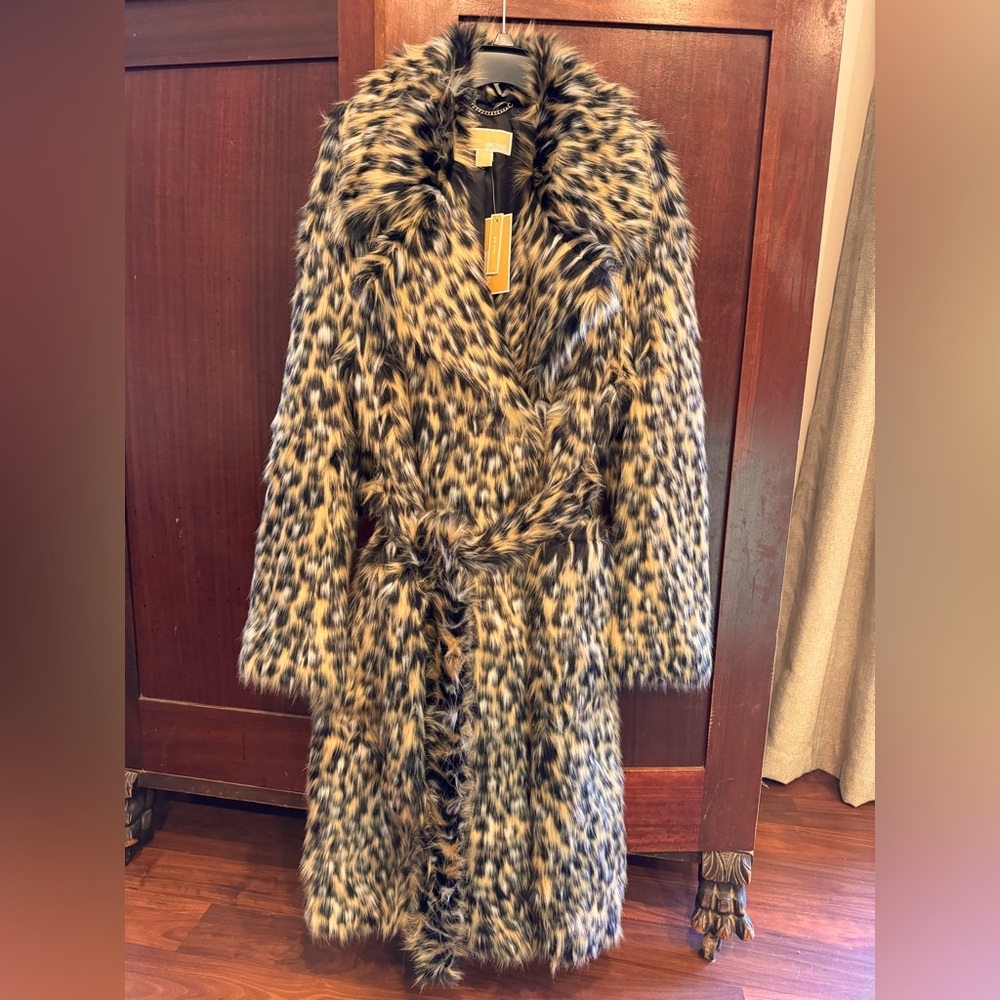 Michael Kors Faux Fur coat.